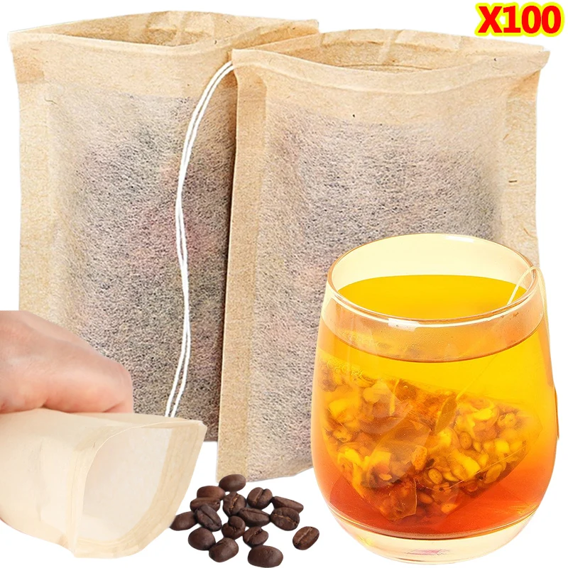 Herbal Wellness Supplement - 100 шт. чайные пакетики с фильтром