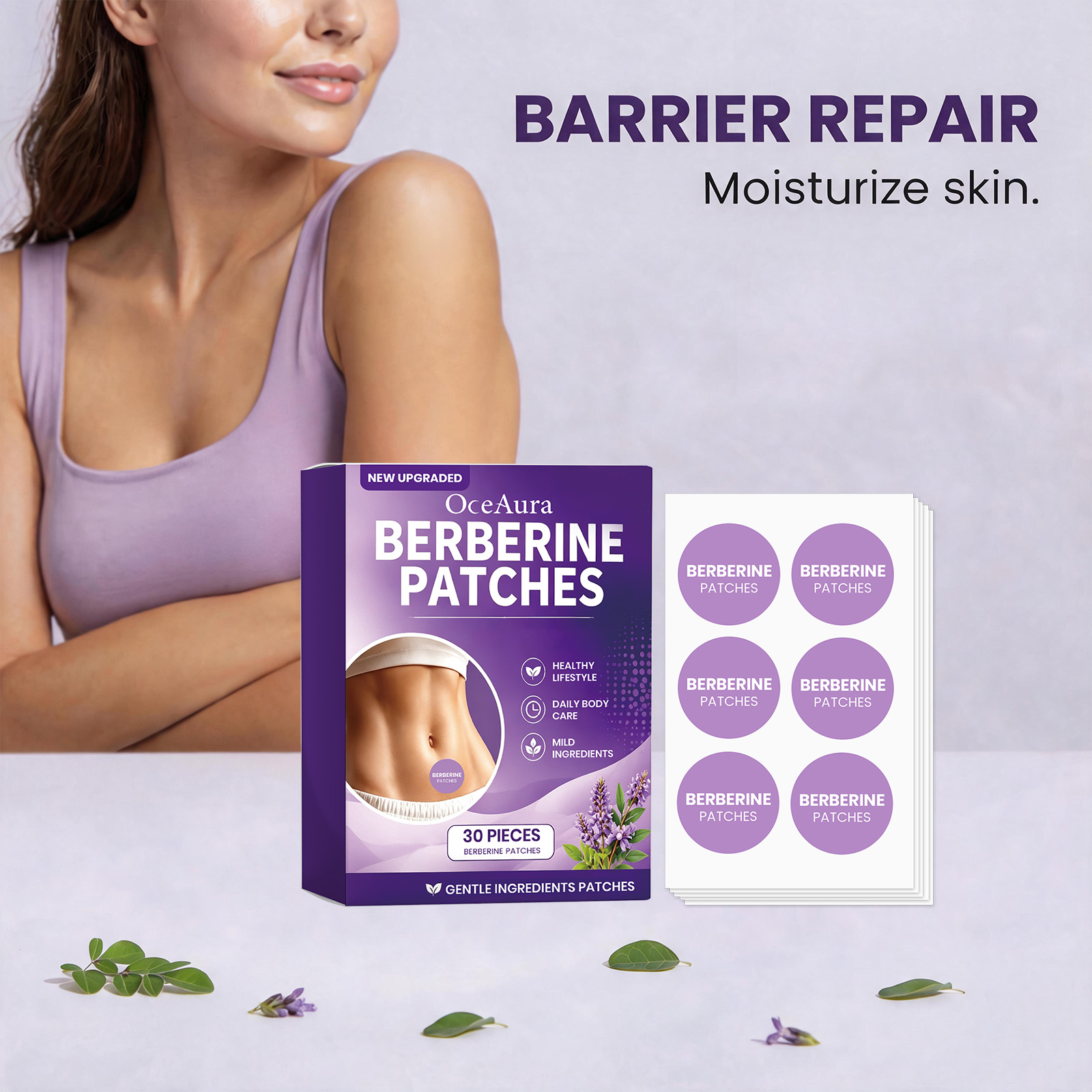 Патчи OceAura Berberine Care:  – обзор и цена Herbal Wellness Formula